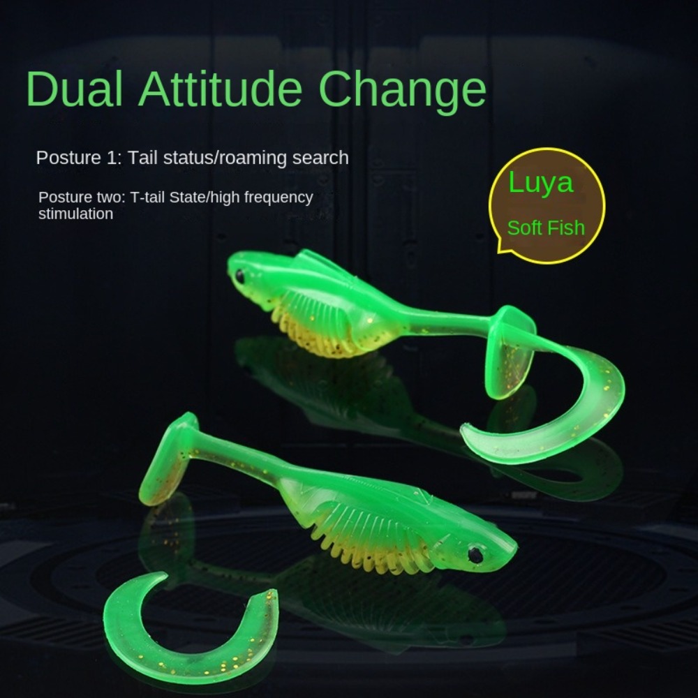 10PCS PVC Fishing Soft Lures 6 - Ice Fishing Line ulasan dan harga