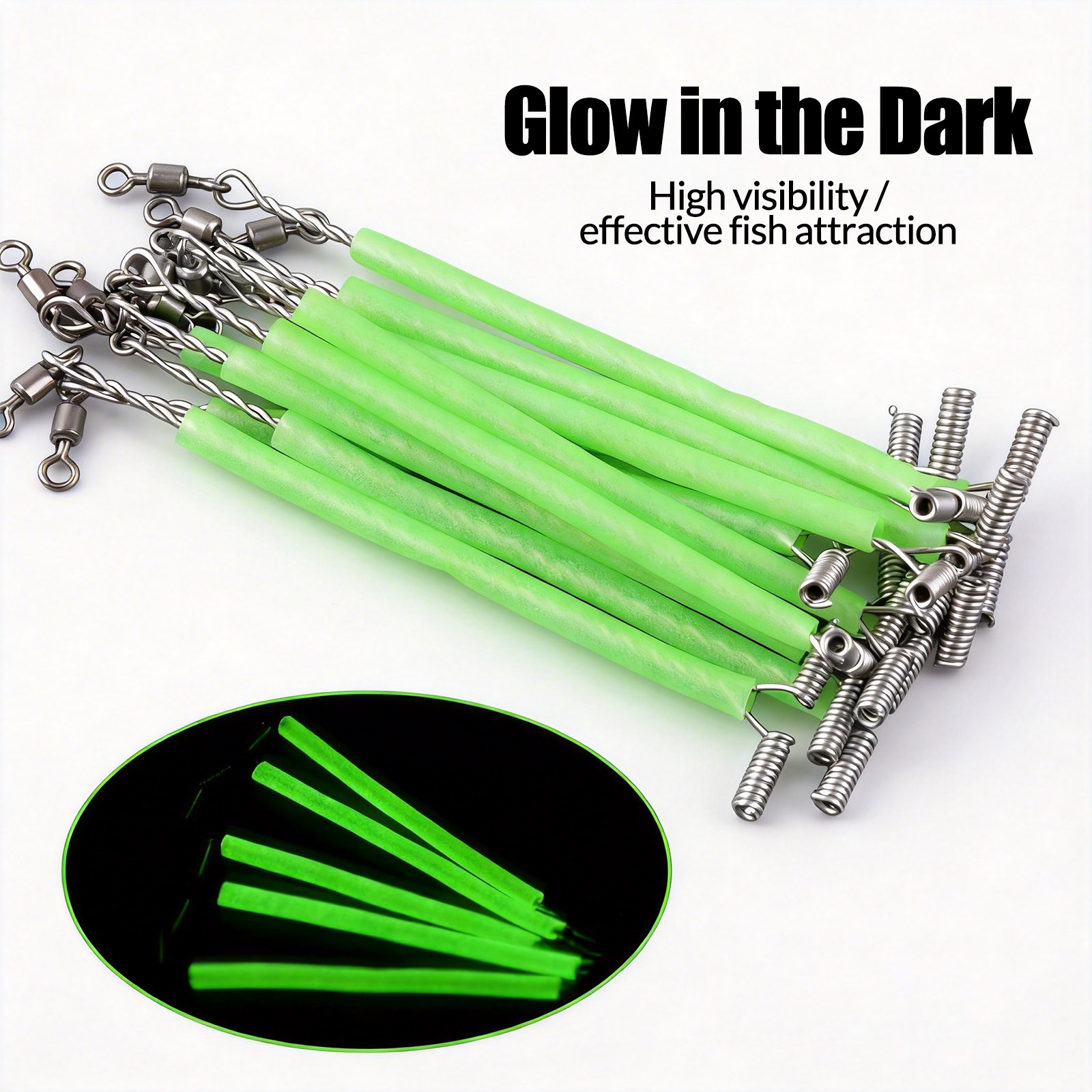 9KM 10pcs Fishing Wire Leader  - Leader Line ulasan dan harga