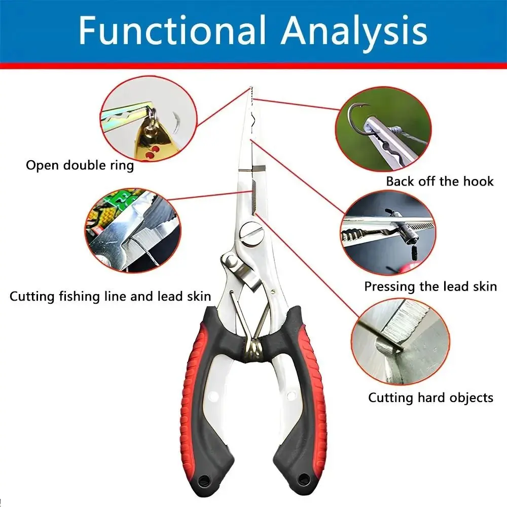 Stainless Steel Fishing Pliers - Freshwater Line ulasan dan harga